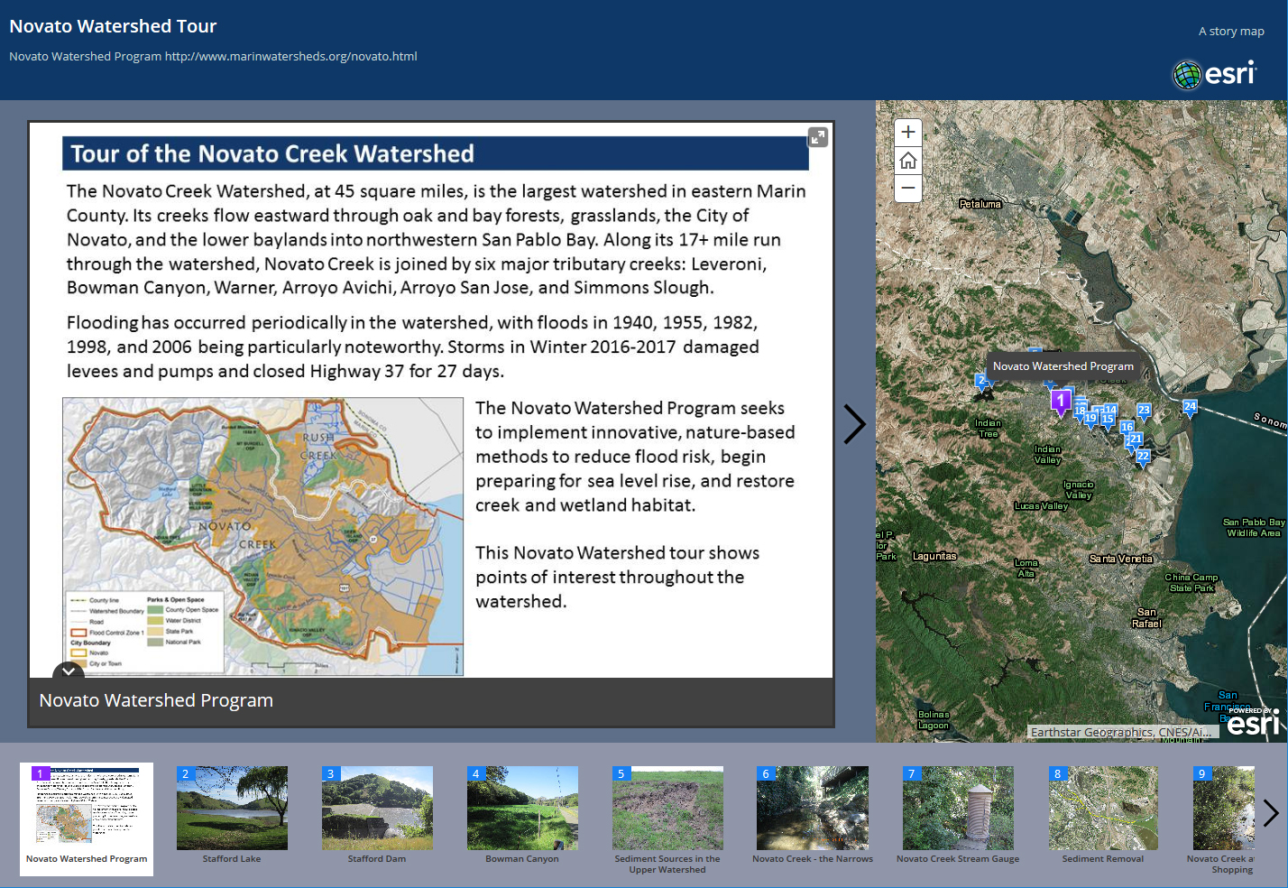 Novato Watershed Virtual Tour