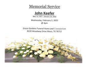 Memorial Service