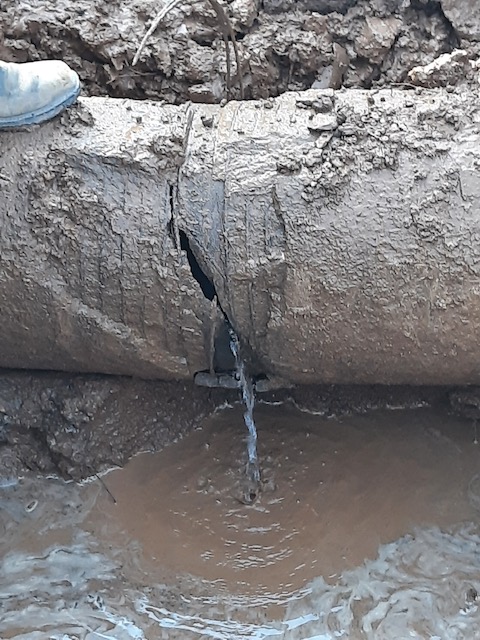 water leak