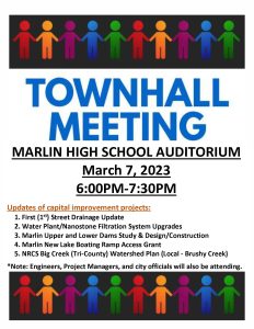 Town Hall March 7, 2023