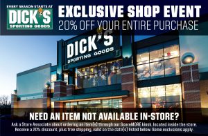 Dick's Sporting Goods discount coupon