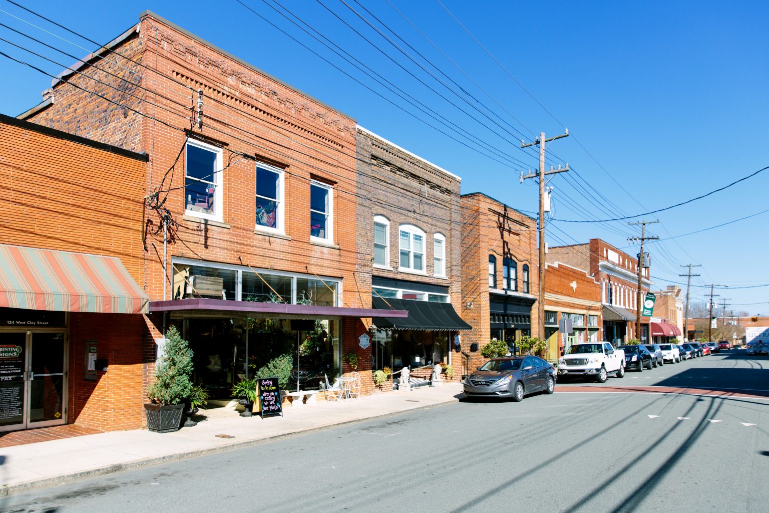 Scenes from Downtown Mebane. Mebane, NC