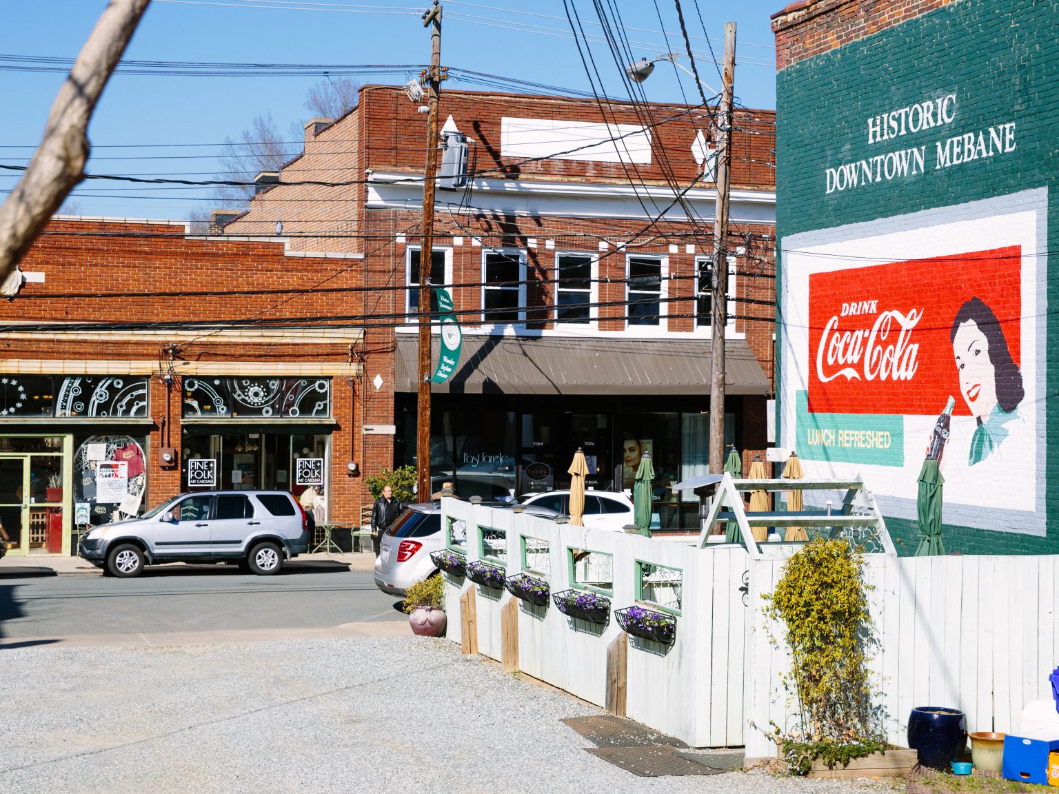 Scenes from Downtown Mebane. Mebane, NC