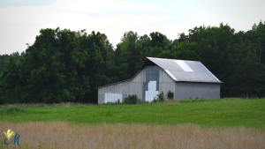 Zoom background of barn