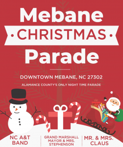 Christmas parade flyer