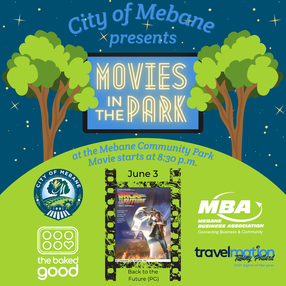 Movies in the Park Back to the Future Mebane, NC