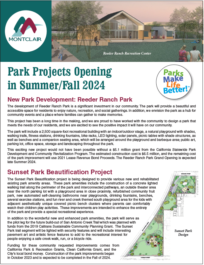 2024 Summer Park Update