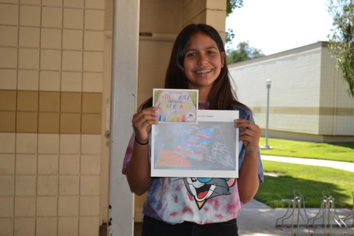 4th of July SideWalk1 1st Place Winner, Ages 6-12 Submitted By: Jordayn Arp