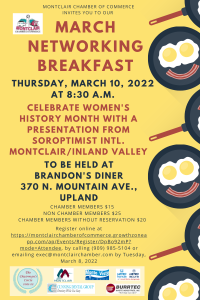 Chamber of Commerce March Networking Breakfast