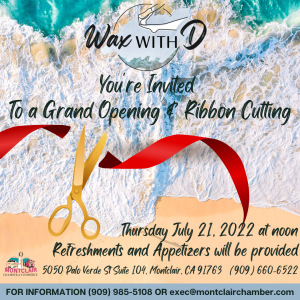 Wax With D Grand Opening & Ribbon Cutting