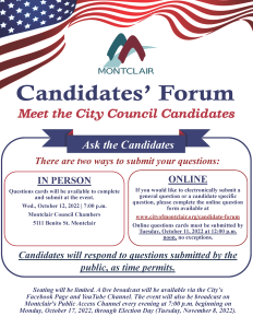 Candidate Forum Flyer