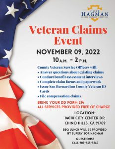 Veteran Claims Event Flyer