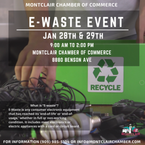 Chamber e-waste event flyer