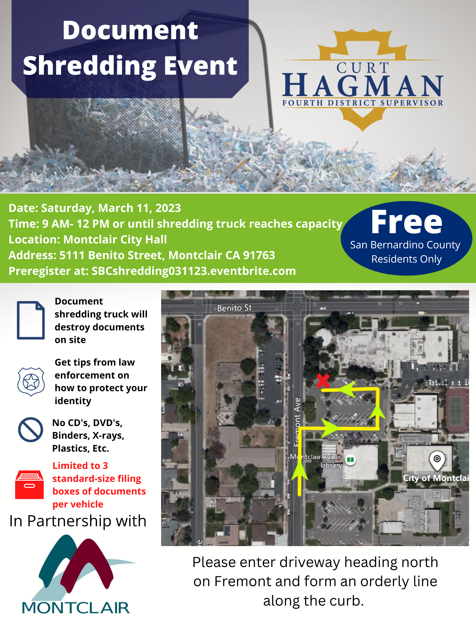 Shredding Event Flyer