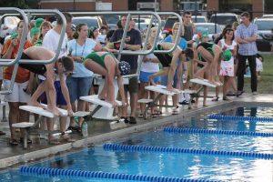 Swimmers on Blocks