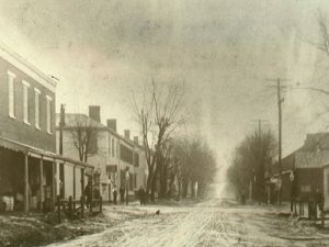 Unpaved Montgomery Rd