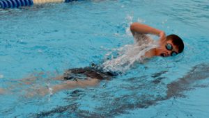 Boy Swimming