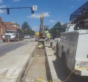 Montgomery Rd Watermain installation