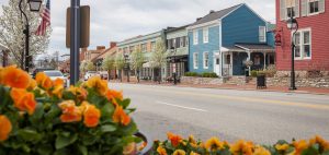 Downtown Montgomery during spring