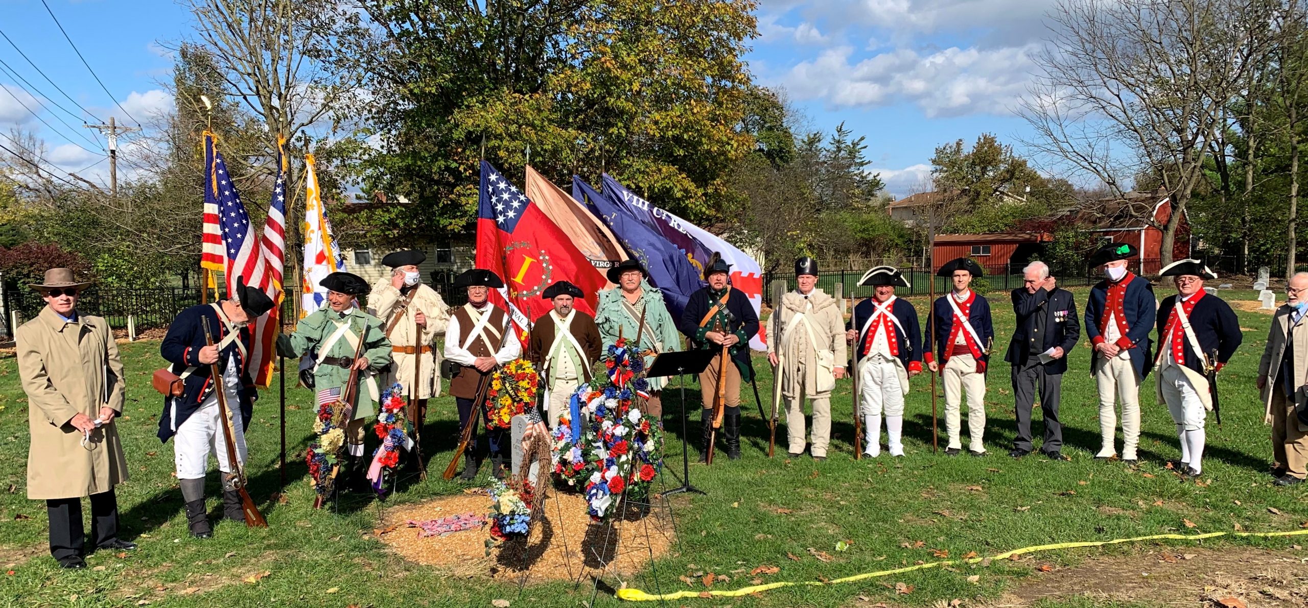 Image of SAR members reinactment