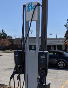 EV Charging Stations in Shelly Lane Parking Lot