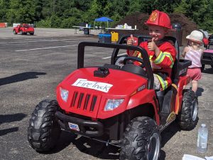 Roundabout Promo Filming - Fire Truck