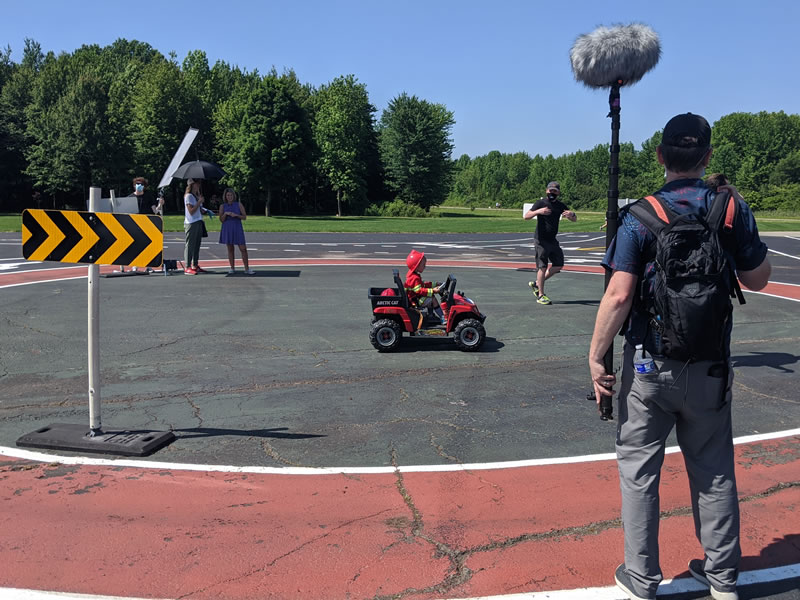 Roundabout Promo Filming - Fire Truck Filming