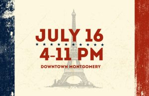 Bastille Day, July 16 from 4-11 pm