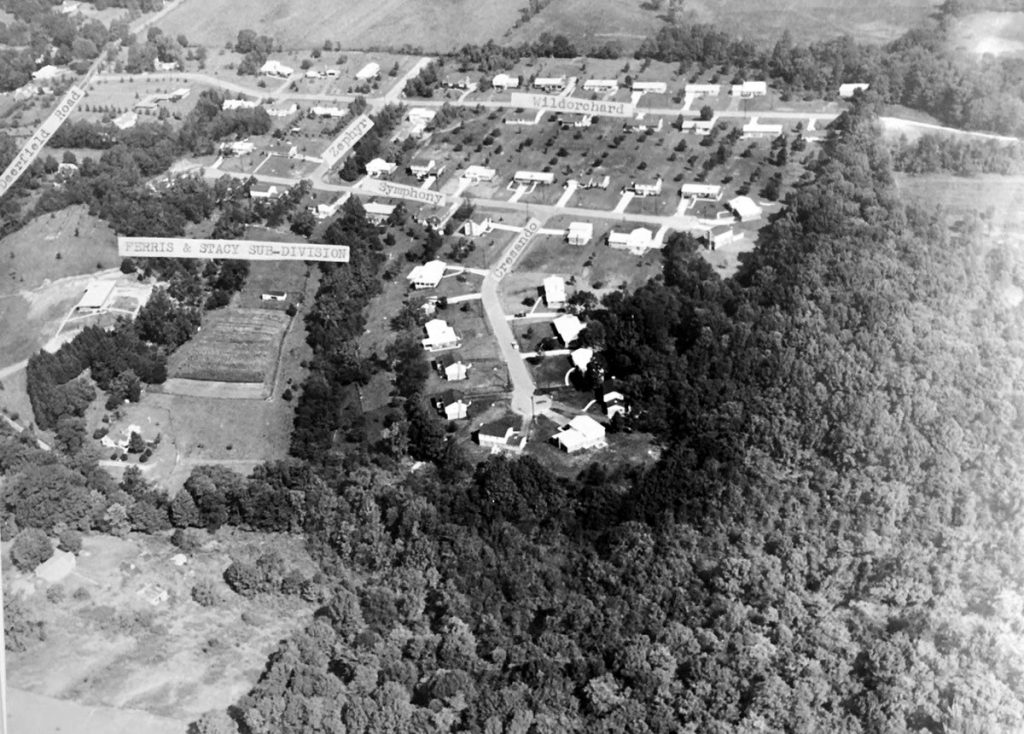 Ferris And Stacy Subdivision 1958