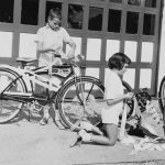 Kids Decorating Bicycles 1960