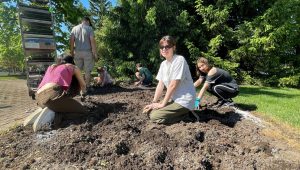 Beautification Day Flower Planting