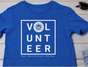 City of Montgomery Volunteer T-shirt.