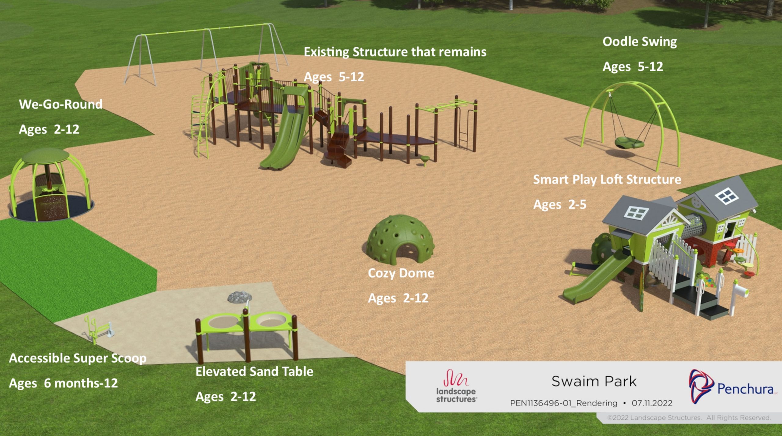 Swaim Playground Map