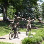 Pfeiffer Park Bike Sculpture