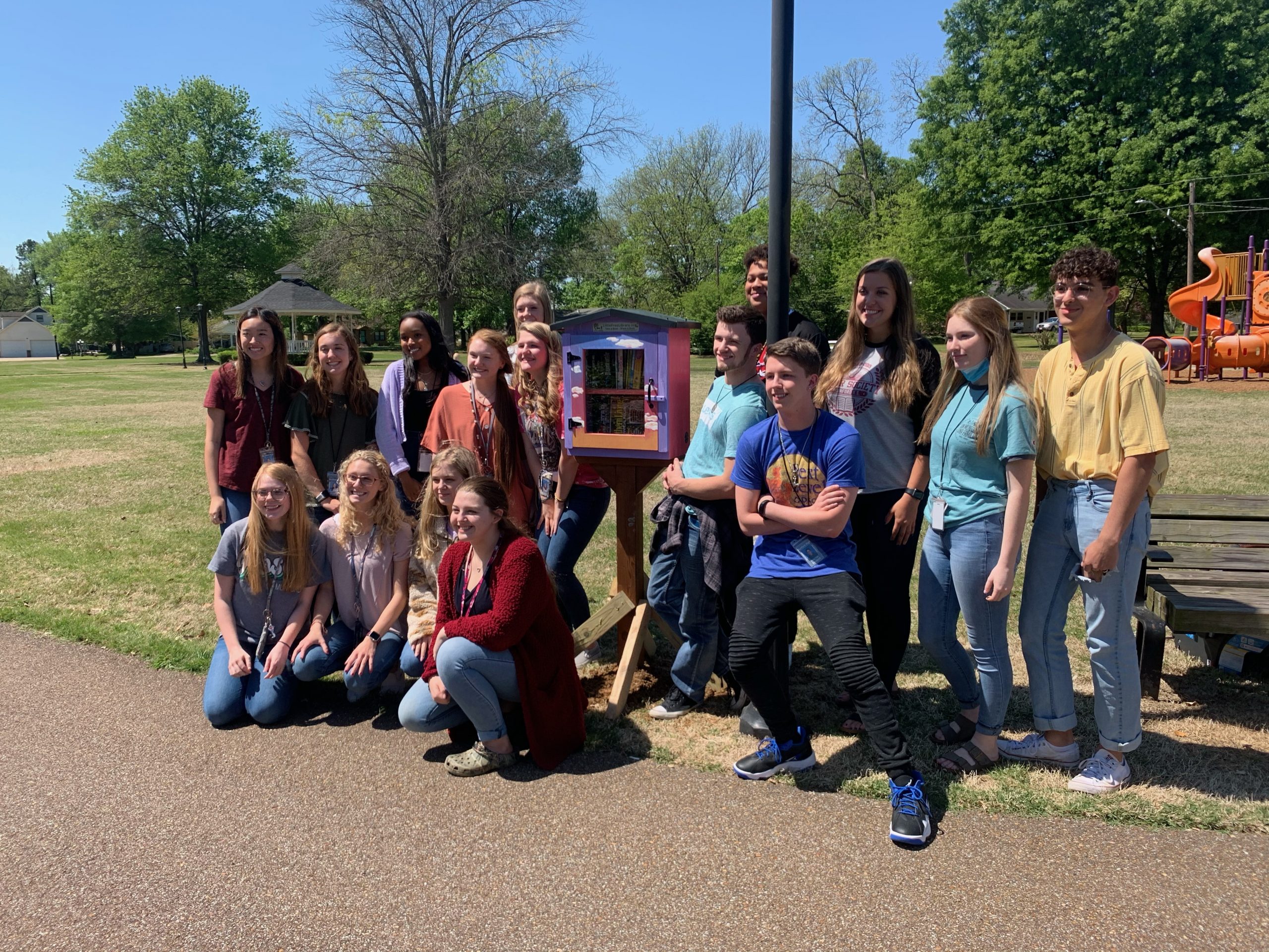 Munford High School journalism students 