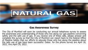 gas awareness phone calls 2022