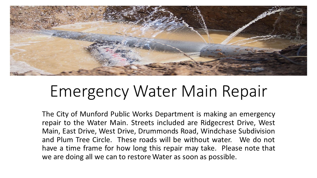 Emergency Water Main Repair