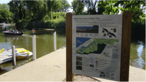 Galien River Water Trail Sign