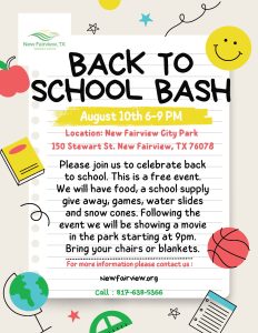 Back to School Bash 