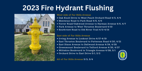 2023 Fire Hydrant Flushing