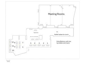 A map of the conference area