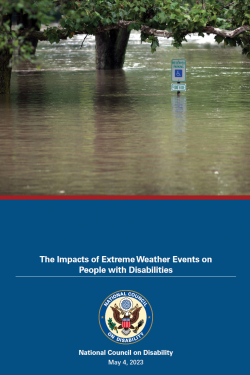 Report cover page showing a flooded area