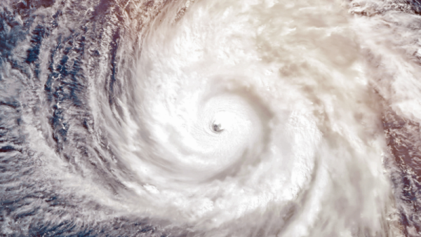 Picture of a storm from above