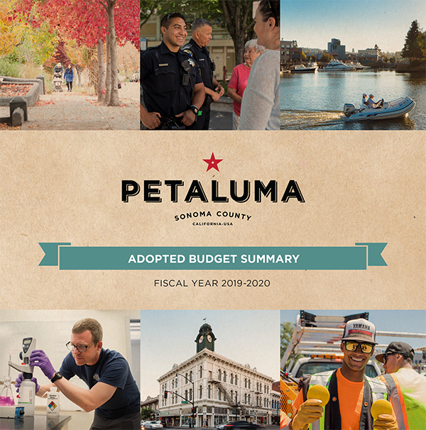 photo of adopted budget summary
