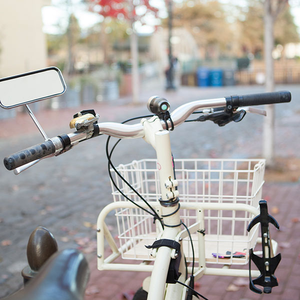 bike view from handlebars