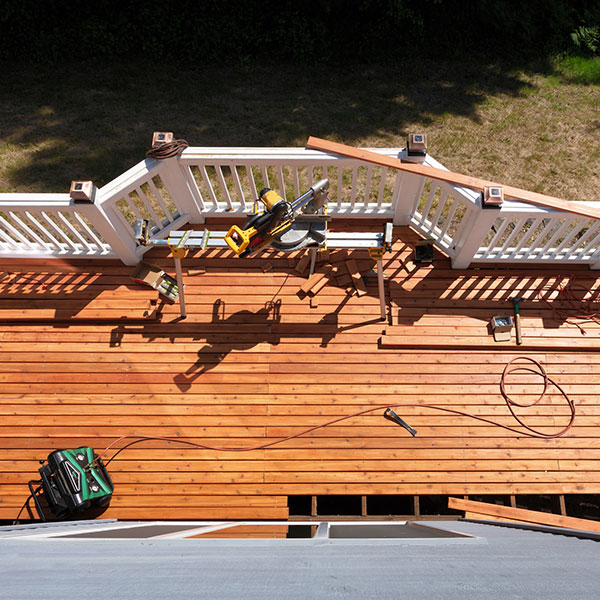 photo of house deck addition