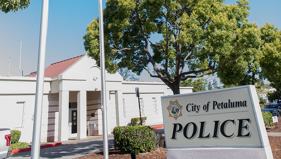 Photo of Petaluma police headquarters