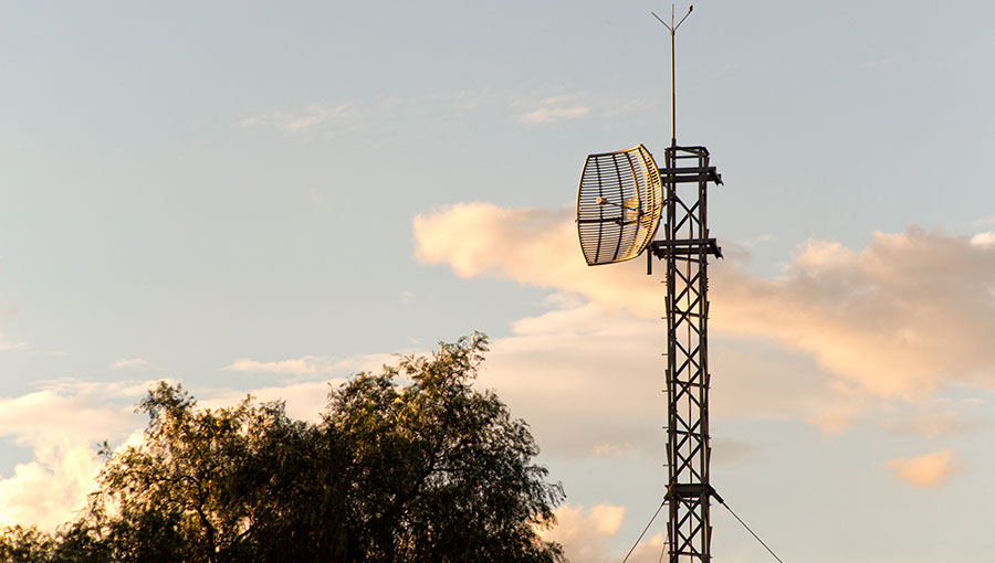 photo of telecommunication equipment