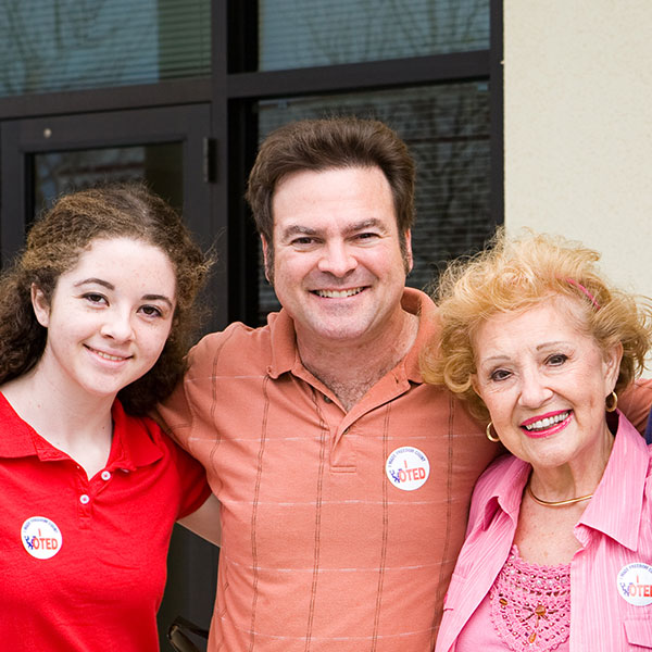 photo of people after they voted