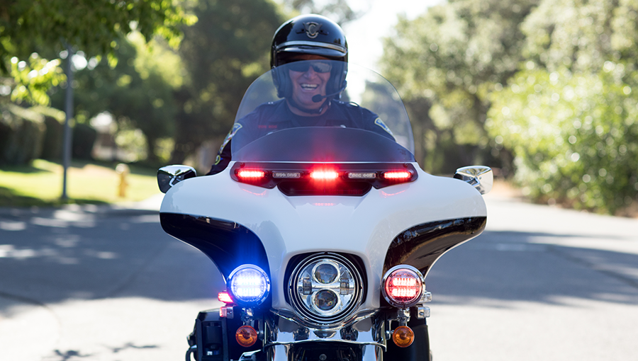 photo of police motorcycle